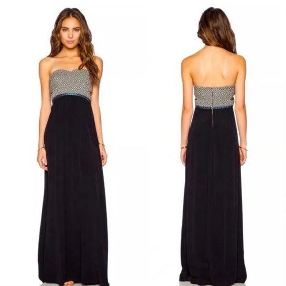 Lovers + Friends Black and White Chevron Design - Picture 1 of 10